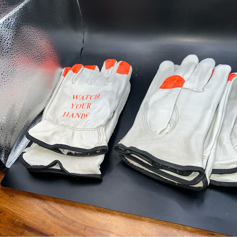 Premium Grade Grain Pigskin Driver, XXL, Pk Of 4